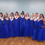 blue dress class photo